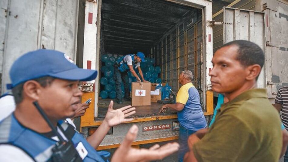 Venezuela recibe ayuda humanitaria de la Cruz Roja