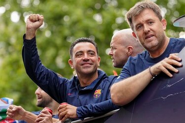 Xavi: ‘Yo me quedaría toda la vida en el Barça, pero esto va de resultados y rendimiento’