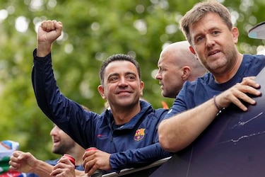 Xavi: ‘Yo me quedaría toda la vida en el Barça, pero esto va de resultados y rendimiento’