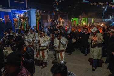 Indígenas celebran Navidad en el sur de México con un culto a la agricultura y naturaleza