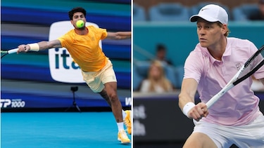 Sinner acecha a Alcaraz antes del duelo clave en Montecarlo