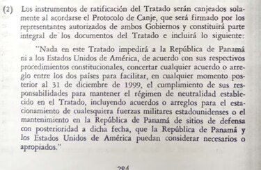 Tratado de Neutralidad y Reserva Nunn: el trasfondo del memorándum entre Panamá y Estados Unidos