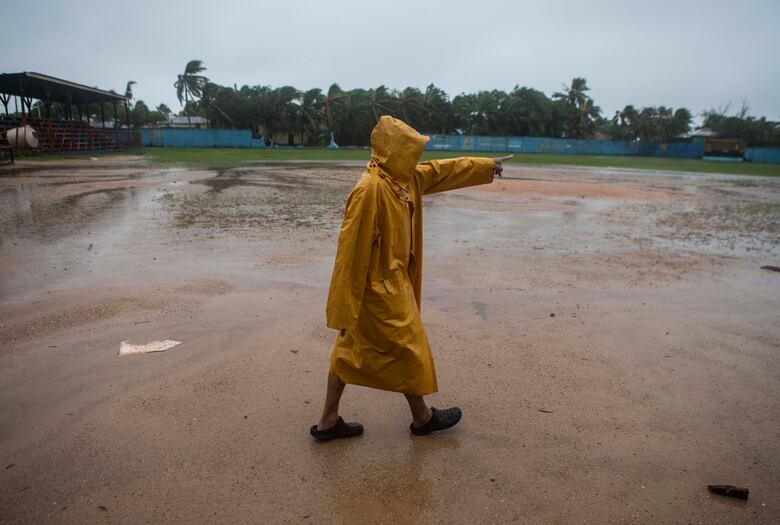 Huracán Eta azota con fuerza en las costas del Caribe Norte de Nicaragua