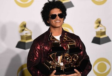 Bruno Mars el gran triunfador de los Grammy