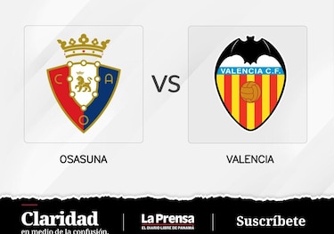 Valencia se mide de local a Osasuna