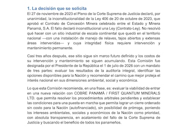 La reapertura para cerrar la mina: ¿acatamiento del fallo de la Corte Suprema de Justicia?