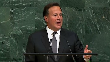 Varela en la ONU: No se puede permitir que el narcotráfico se robe la paz