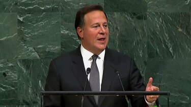 Varela en la ONU: No se puede permitir que el narcotráfico se robe la paz