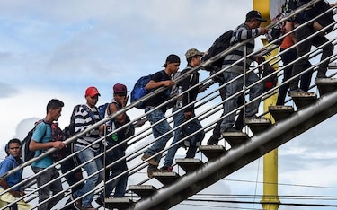 México pedirá ayuda a la ONU con caravana de hondureños