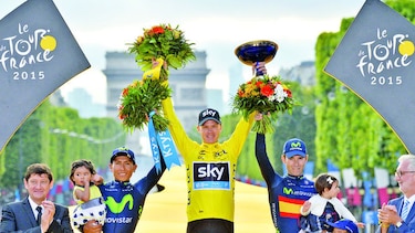Chris Froome, con rotura de escafoides, abandona la Tirreno Adriatico