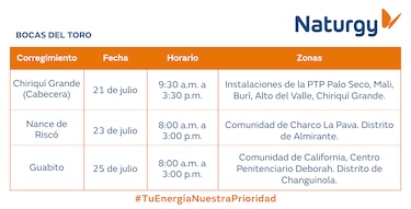 Trabajos de mantenimiento en la red eléctrica del 20 al 26 de julio de 2026