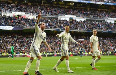 El Real Madrid es 'campeón de invierno' tras ganar con doblete de Sergio Ramos