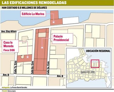 Presidencia remodeló un edificio privado