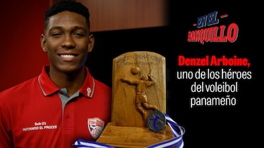 Denzel Arboine, uno de los héroes del voleibol panameño
