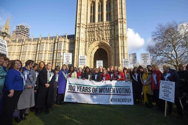 El Reino Unido conmemora el centenario del voto femenino
