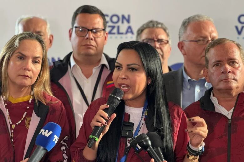 Delsa Solórzano denuncia que se ha paralizado la transmisión de los resultados electorales en Venezuela