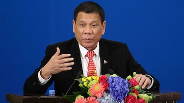 Presidente filipino anuncia en Pekín su 'separación' de Estados Unidos