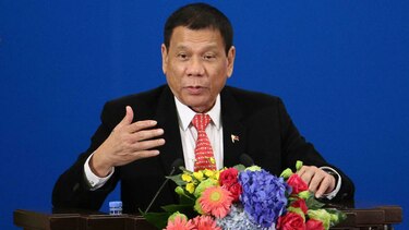 Presidente filipino anuncia en Pekín su 'separación' de Estados Unidos