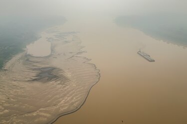 Porto Velho, la ciudad amazónica que no ve el sol por tanto humo de los incendios