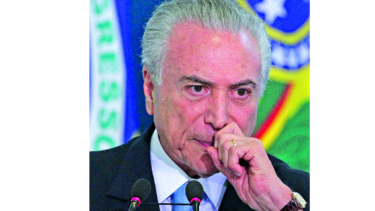 Denuncian ‘presiones’ para condenar a Temer