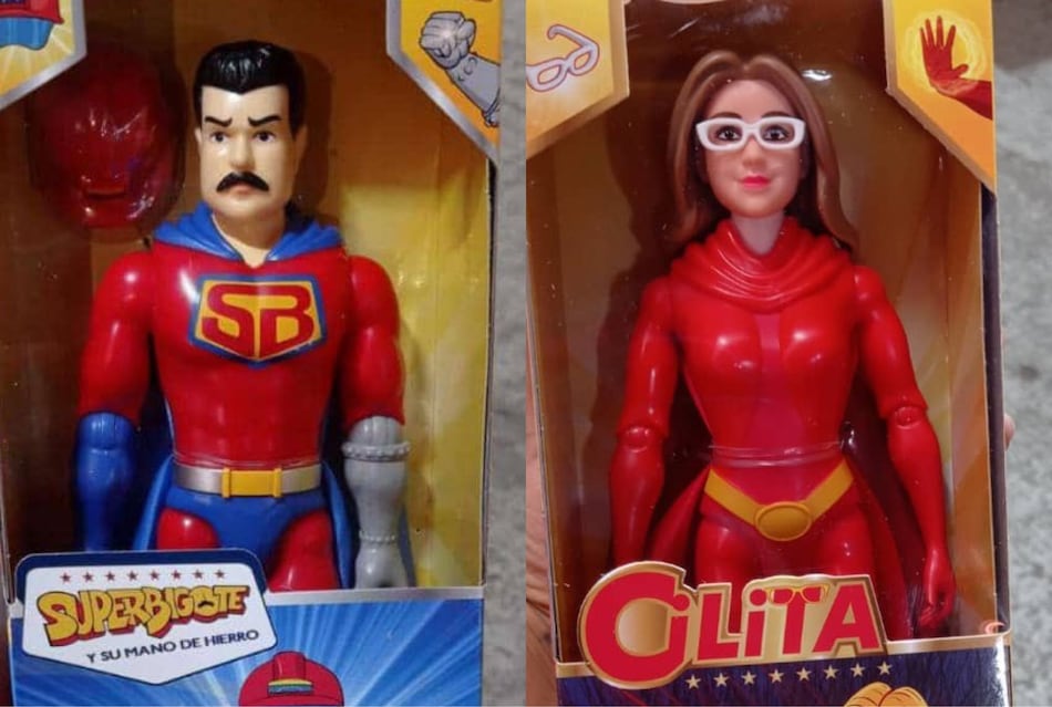 ‘Súper Bigote’ y ‘Súper Cilita’, los juguetes que obsequió en Navidad el gobierno de Nicolás Maduro