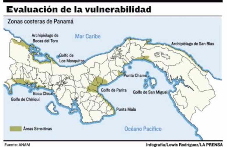 Cuidado en las costas panameñas