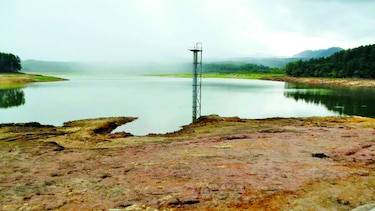 Baja nivel hídrico de la laguna de La Yeguada