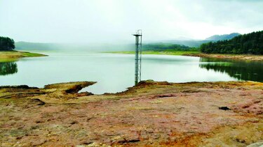 Baja nivel hídrico de la laguna de La Yeguada