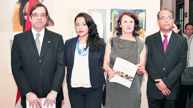 Muestra de arte, en la Casa Museo del Banco Nacional de Panamá