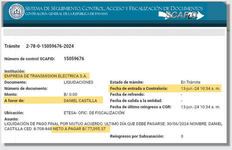 Tres gerentes y tres directores de Etesa buscan llevarse casi $1 millón en liquidaciones