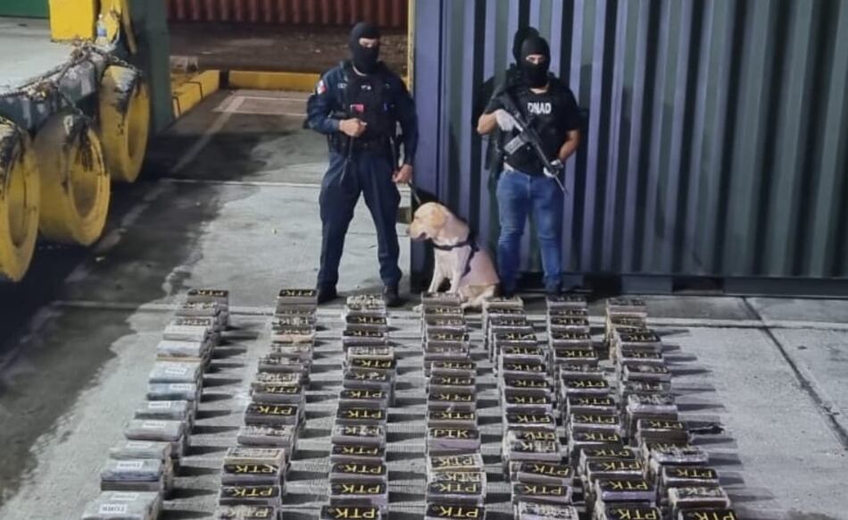 Decomisan casi 700 paquetes con droga en un puerto de la provincia de Colón