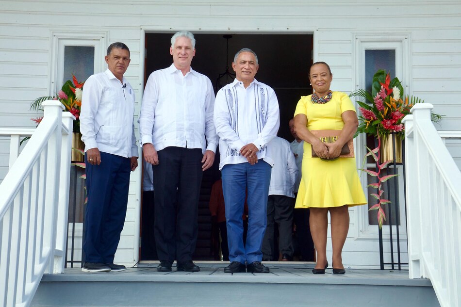 Díaz-Canel viaja a Belice en primera visita de un presidente cubano al país