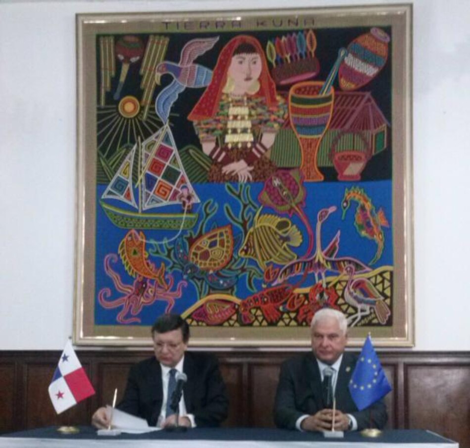 Sica recibe a Durao Barroso en Panamá