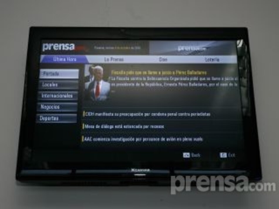 Usuarios podrán ver 'Prensa.com' en su televisor