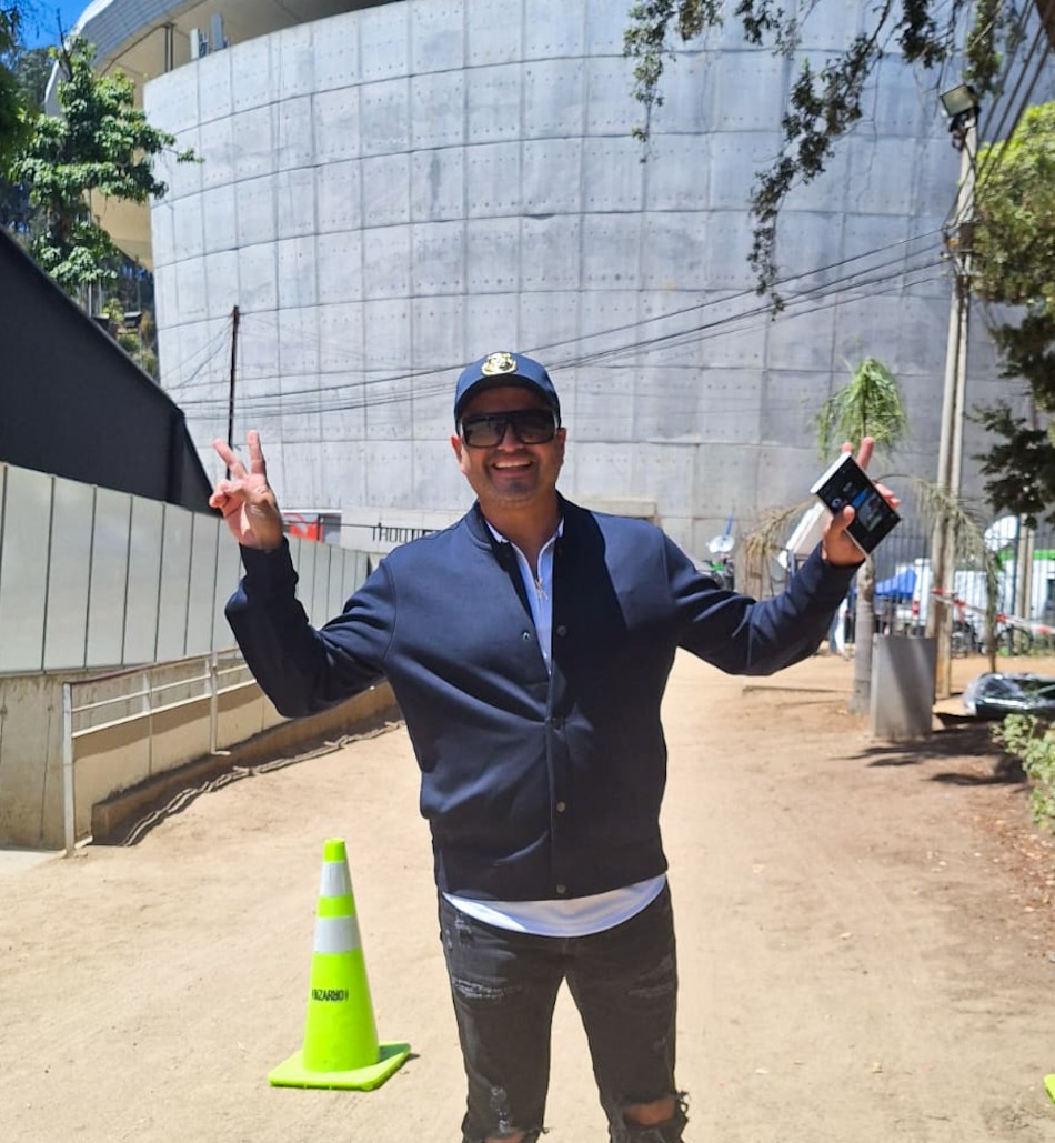 Jhonathan Chávez en la Quinta Vergara, representando a Panamá en el Festival de Viña del Mar