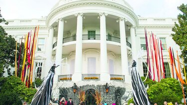 La Casa Blanca se disfraza de bosque encantado