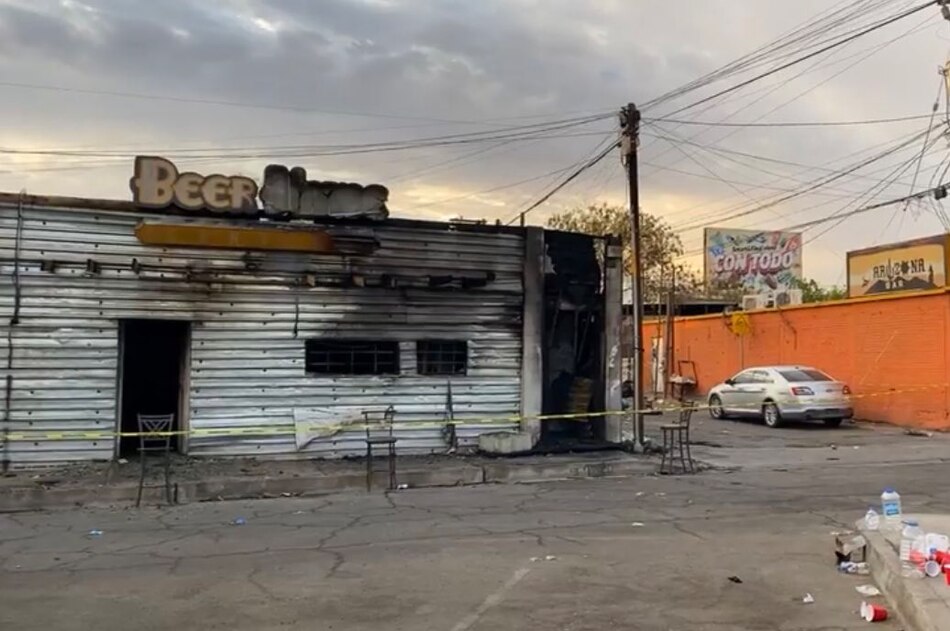 Mueren 11 personas al incendiarse un bar en México