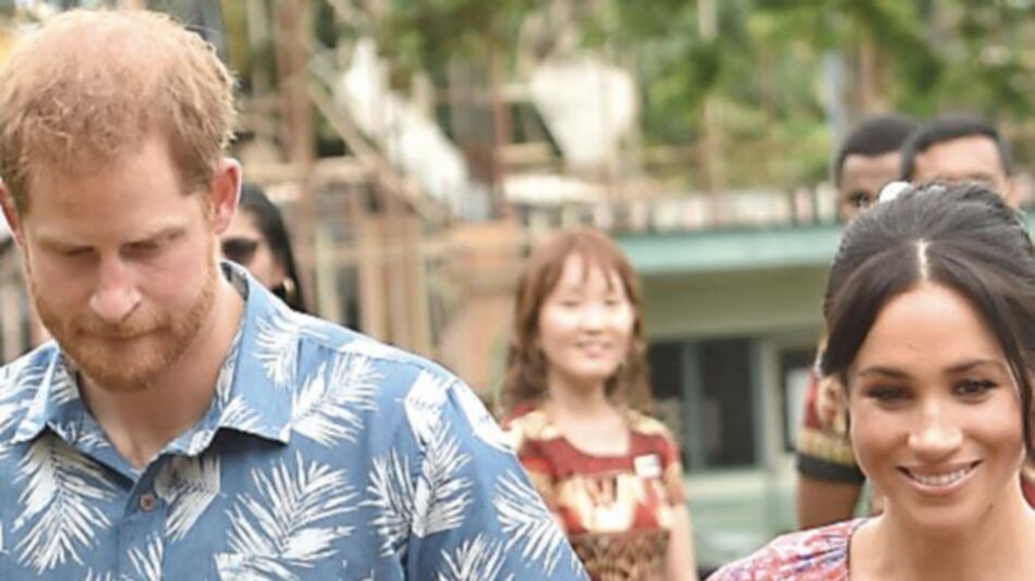 Enrique y Meghan Markle están de visita en Tonga