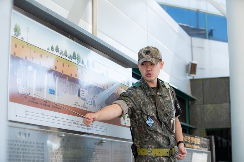 Un día en la Zona Desmilitarizada de Corea del Sur, una de las fronteras más peligrosas del mundo