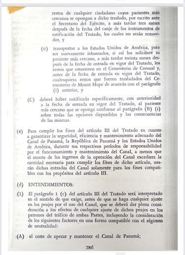 Donald Trump, el Canal de Panamá y lo pactado en el Tratado de Neutralidad
