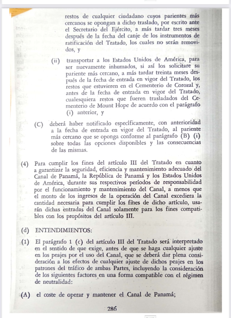 Donald Trump, el Canal de Panamá y lo pactado en el Tratado de Neutralidad