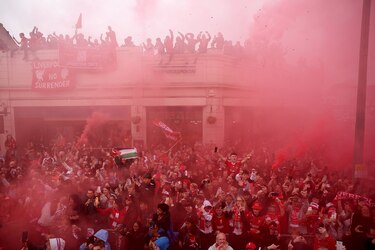 Un hombre arrestado al chocar con varios peatones cerca del desfile de liga del Liverpool