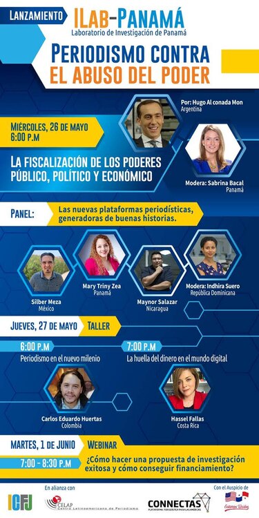 Lanzan laboratorio de periodismo de investigación para promover la transparencia en Panamá