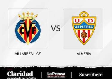 Villarreal busca sumar puntos ante Almeria tras detener la racha ganadora
