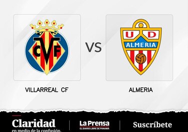 Villarreal busca sumar puntos ante Almeria tras detener la racha ganadora
