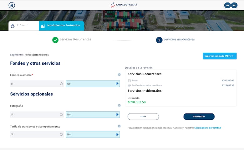 Así podrá saber y calcular cuánto cobra el Canal de Panamá por el tránsito de los buques