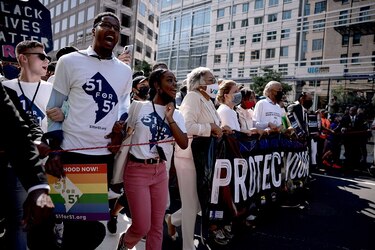 Manifestaciones en Estados Unidos en defensa del derecho al voto de las minorías