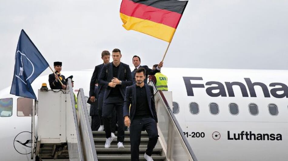 Alemania llega a Rusia para defender su título mundial