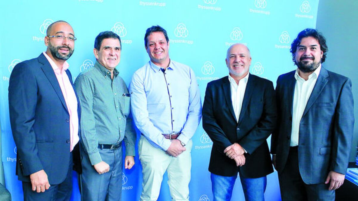 Jorge Acosta, Genito Maldonado, Federico Kröeck, Alfredo Zapata y Saúl Torralba.