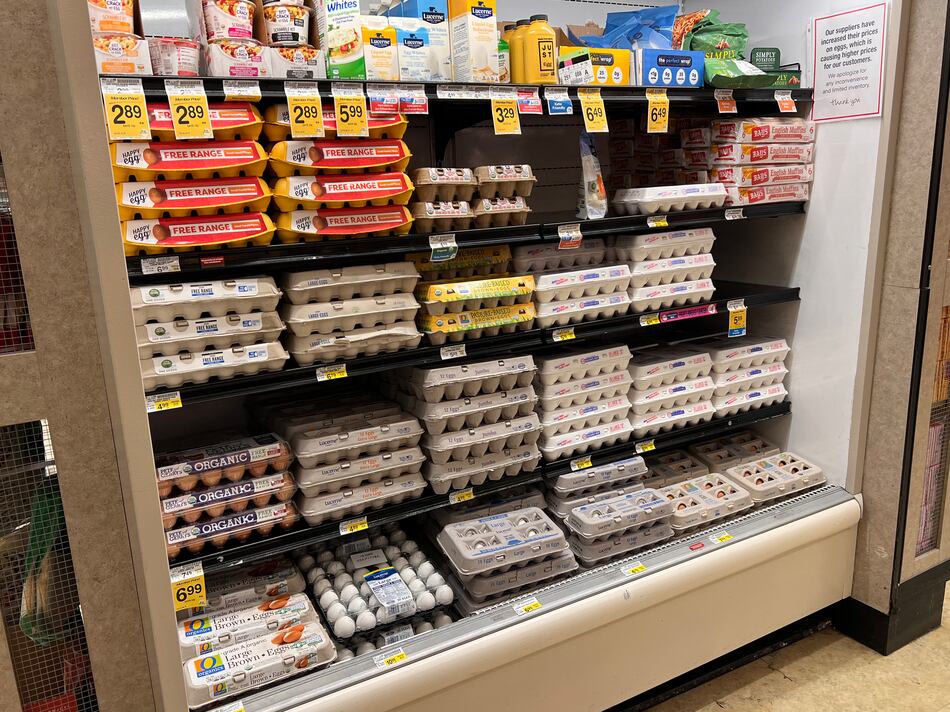 Precio de los huevos se resiste a bajar en Estados Unidos